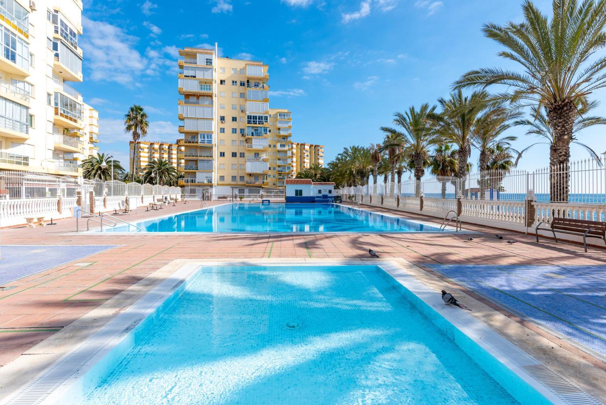 50 Mts Beach With Sea Views Pool Algarrobo Costa Extérieur photo